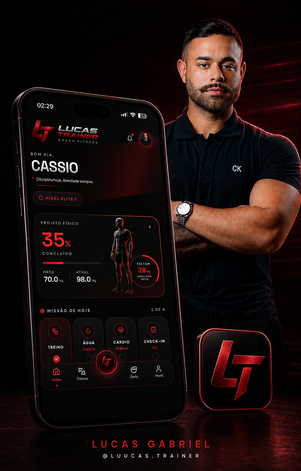 Aplicativo premium de Lucas Gabriel