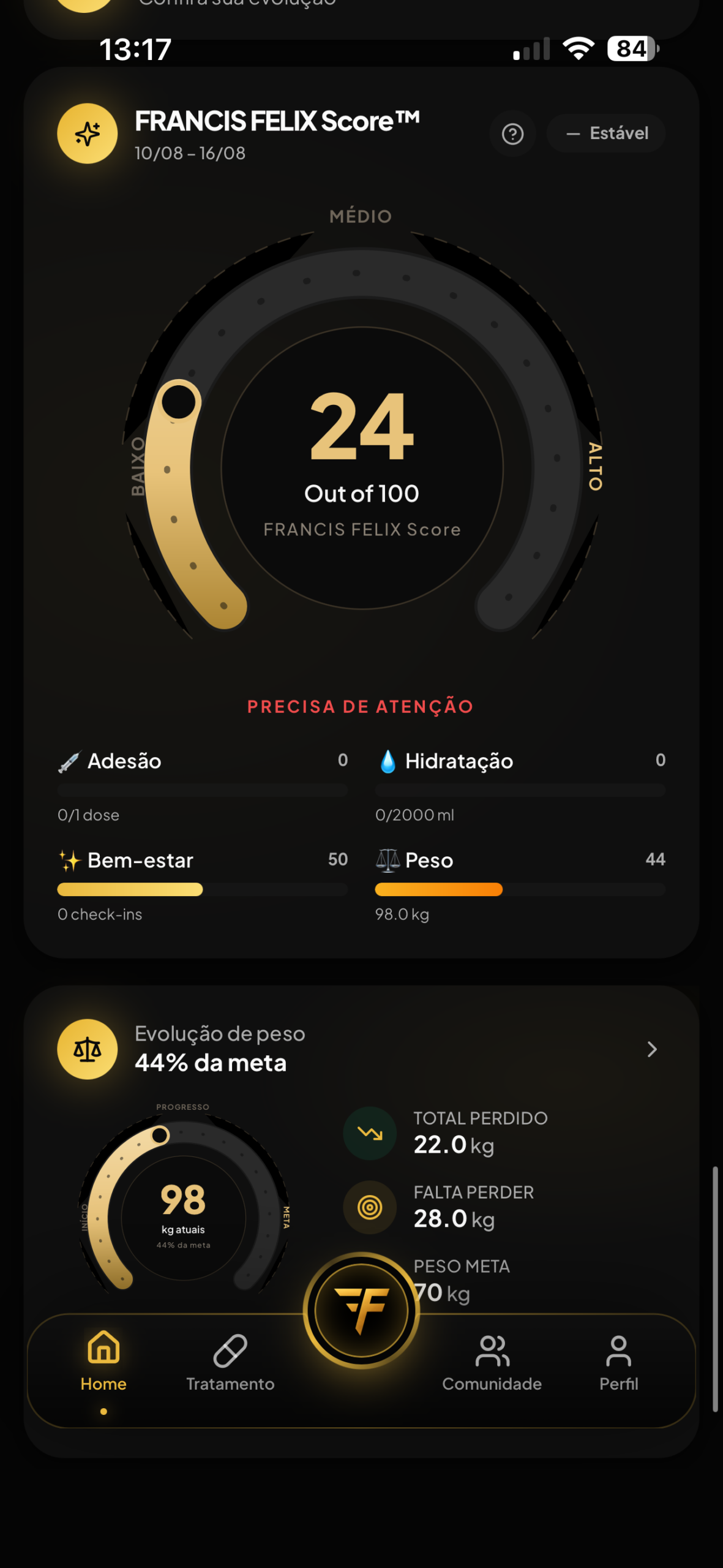 Tela 2 do aplicativo premium
